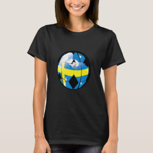 Sweden Soccer Calcio Futboll Fussball Jersey Sveri T-Shirt