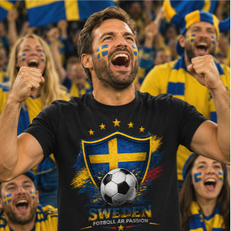 Sweden Soccer Fan Swedish Football World Cup T-Shirt