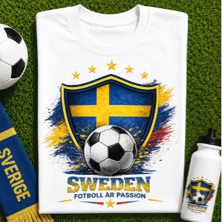 Sweden Soccer Fan Swedish Football World Cup T-Shirt