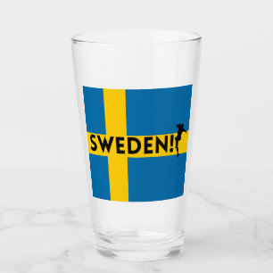 Sweden soccer  glass