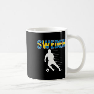 Sweden Soccer Lovers Jersey - Support Swedish Foot Coffee Mug