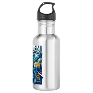 Sweden Soccer Skeleton Striker Nations Poster Styl 532 Ml Water Bottle