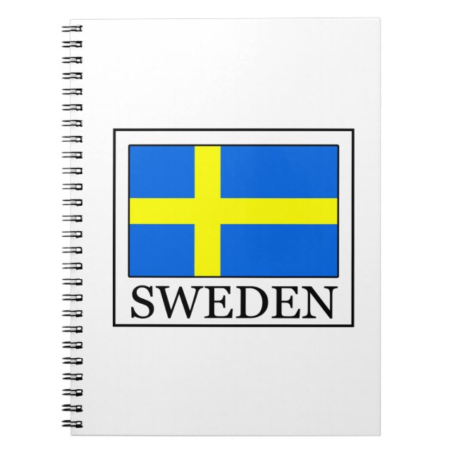 Sweden Spiral Notebook (Front)