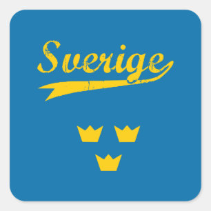 Sweden Square Sticker