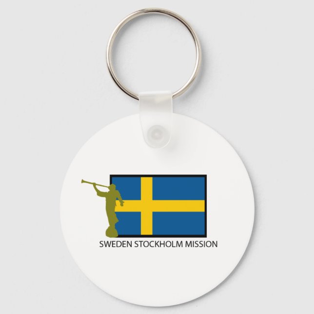 SWEDEN STOCKHOLM MISSION LDS CTR KEY RING (Front)