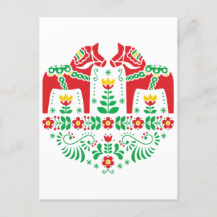 Sweden Sverige Viking Norden Scandinavia Midsommar Postcard