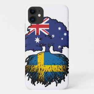 Sweden Swedish Australian Australia Tree Roots Case-Mate iPhone Case