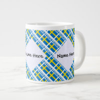 Sweden Swedish Flag Black Tiled Personalisation