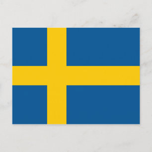 Sweden (Swedish) Flag Postcard
