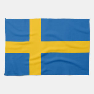 Sweden - Swedish Flag Tea Towel
