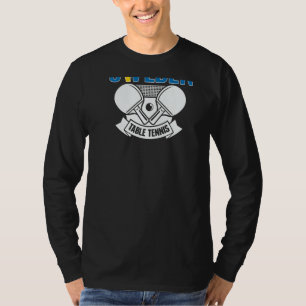 Sweden Table Tennis Support Swedish Ping Pong Te T-Shirt