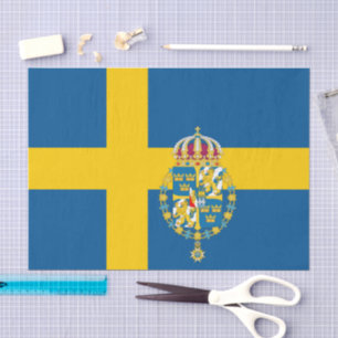 Sweden tissue paper, Swedish Flag tissue paper