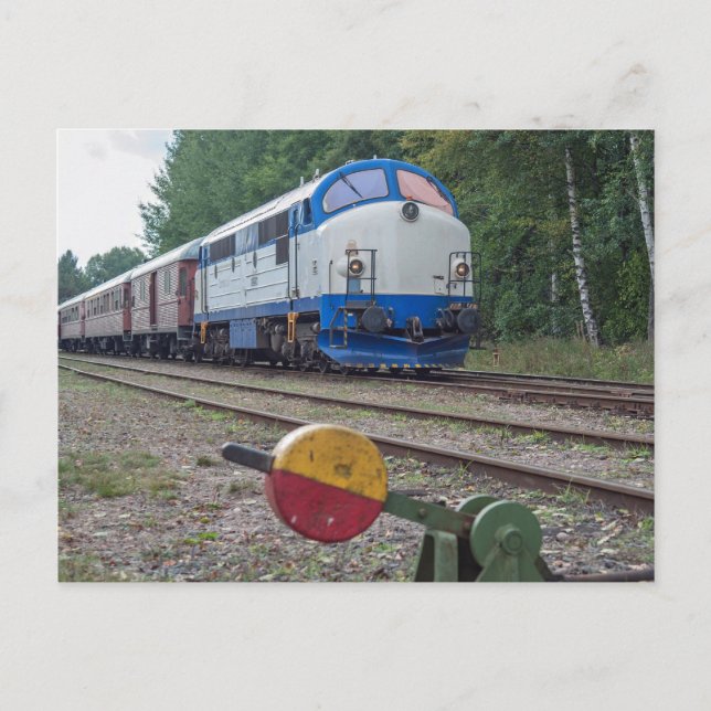 Sweden: TMX 1009 ( NOHAB ) at Kvillsfors Postcard (Front)