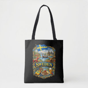 Sweden Tote Bag
