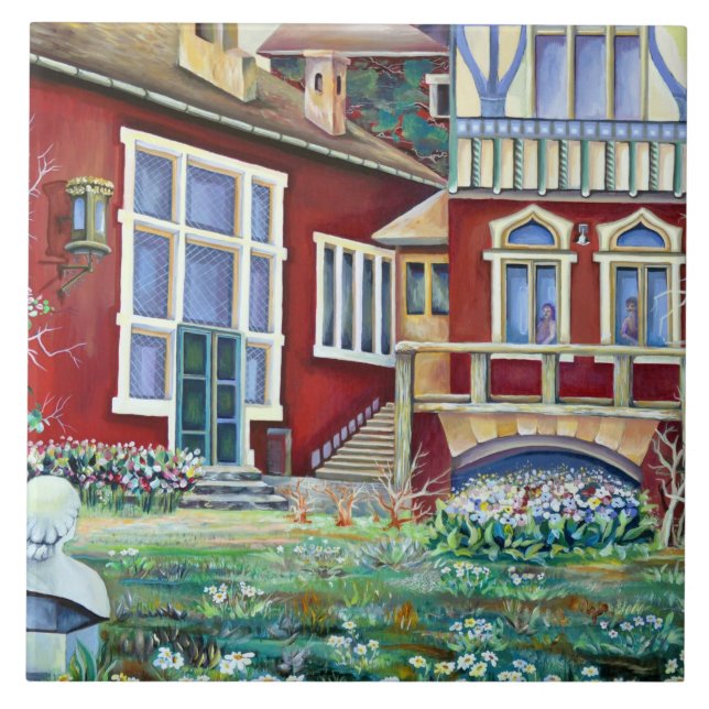 Sweden, Traditional Landscape Tile (Front)