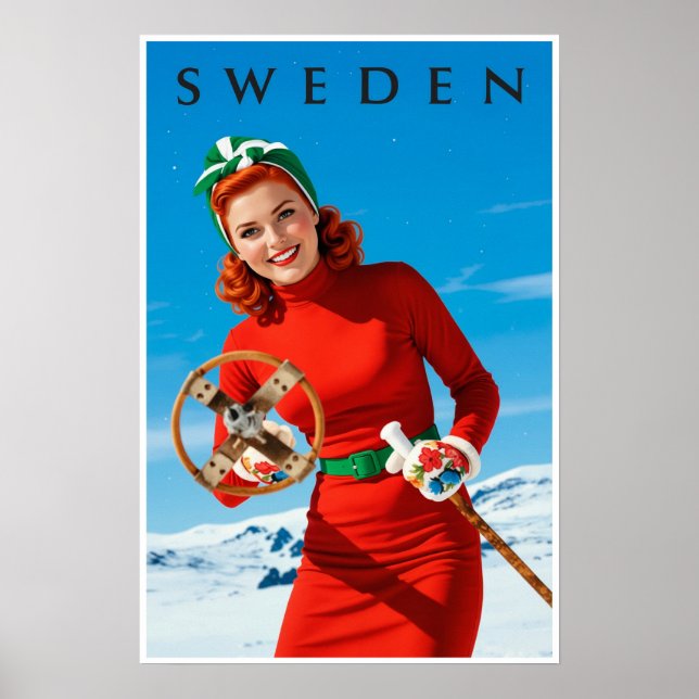 Sweden travel poster. poster (Front)