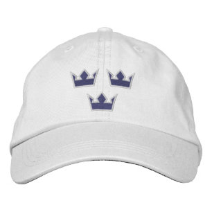 sweden tre kroner Distressed Baseball Cap