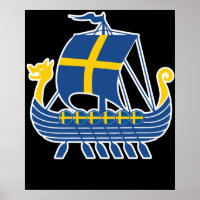 Sweden Viking Ship Gift Valhalla Swedish Viking
