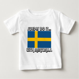 Swedes Do It... With Meatballs Baby T-Shirt