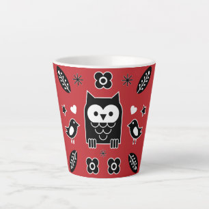 Swedish And Finish Folk Art Gift Latte Mug