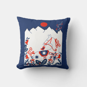 Swedish And Finish Folk Art Gifts Latte Mug Cushion
