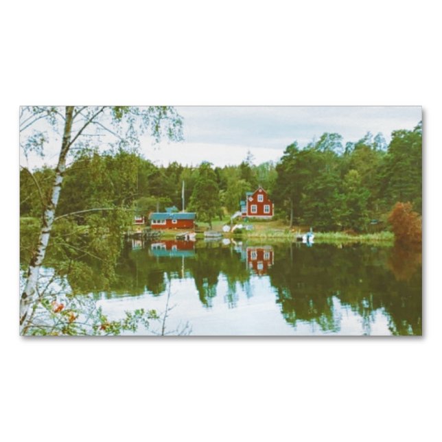 Swedish Archipelago Magnetic Business Card (Front)