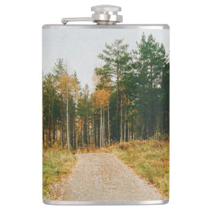 Swedish Autumnal Forest Hip Flask