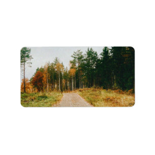 Swedish Autumnal Forest Label
