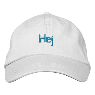 Swedish Baseball Cap Hello Hej