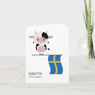 Swedish Birthday Card – Grattis på födelsedagen