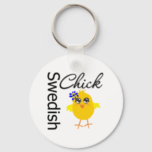 Swedish Chick Key Ring
