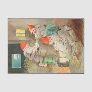 Swedish Christmas Santa (by Jenny Nyström) Tissue Paper