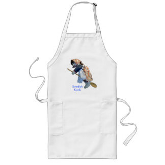 "Swedish Cook" Kitchen Witch Riding Spoon apron