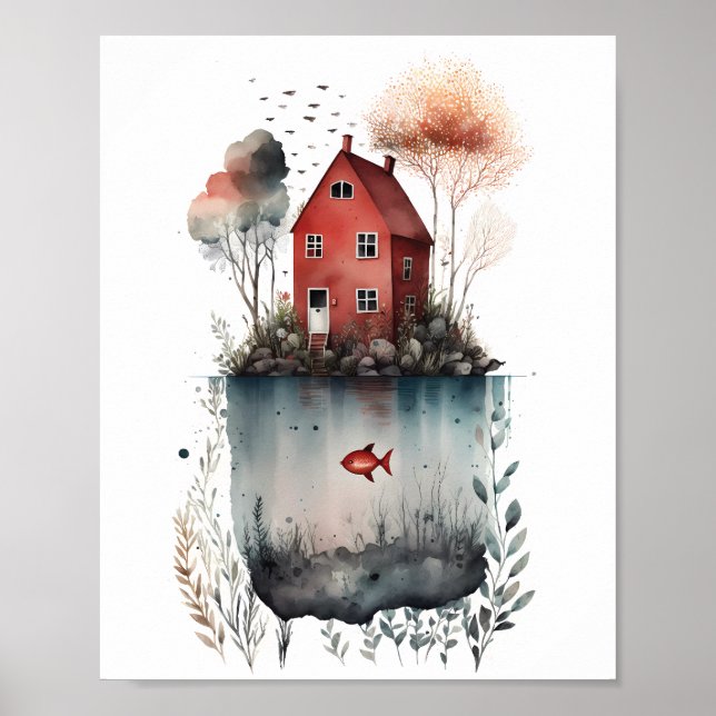 Swedish Cottage Poster (Front)