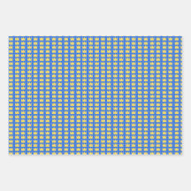 Swedish crowns in blue and yellow