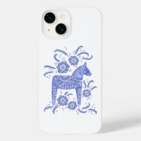 Swedish Dala Horse Blue
