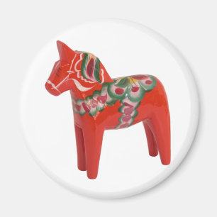Swedish Dala Horse Scandinavian Decoration Magnet