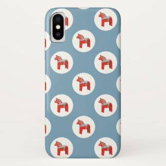 Swedish Dala Horse Scandinavian Design Case-Mate iPhone Case