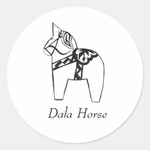 Swedish Dala Horse Sticker