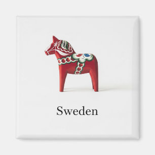 Swedish Dala Horse Sweden Travel Magnet