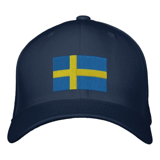 SWEDISH DRINKING TEAM EMBROIDERED HAT (Front)