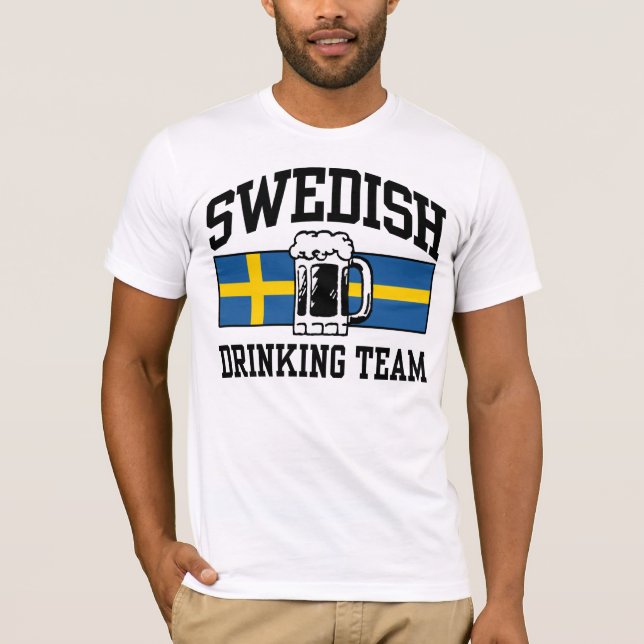 Swedish Drinking Team T-Shirt (Front)