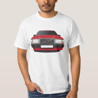 Swedish family car from 80's - 90s, red T-Shirt