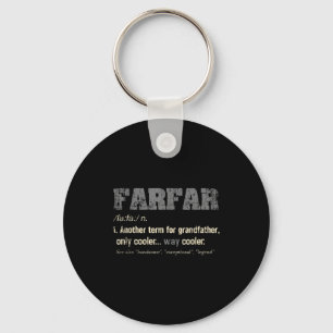 Swedish Farfar Funny Definition Grandpa Gift Key Ring