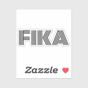 Swedish Fika Black and White