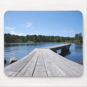 Swedish fjord mouse pad