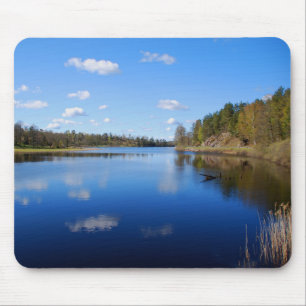 Swedish fjord mouse pad