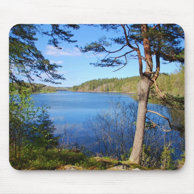Swedish fjord mouse pad (Front)
