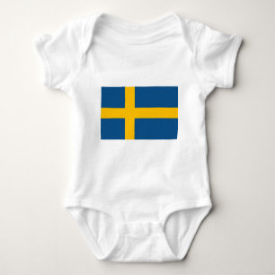 Swedish Flag Baby Bodysuit