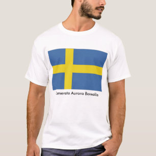 Swedish Flag, Camerata Aurora Borealis T-Shirt